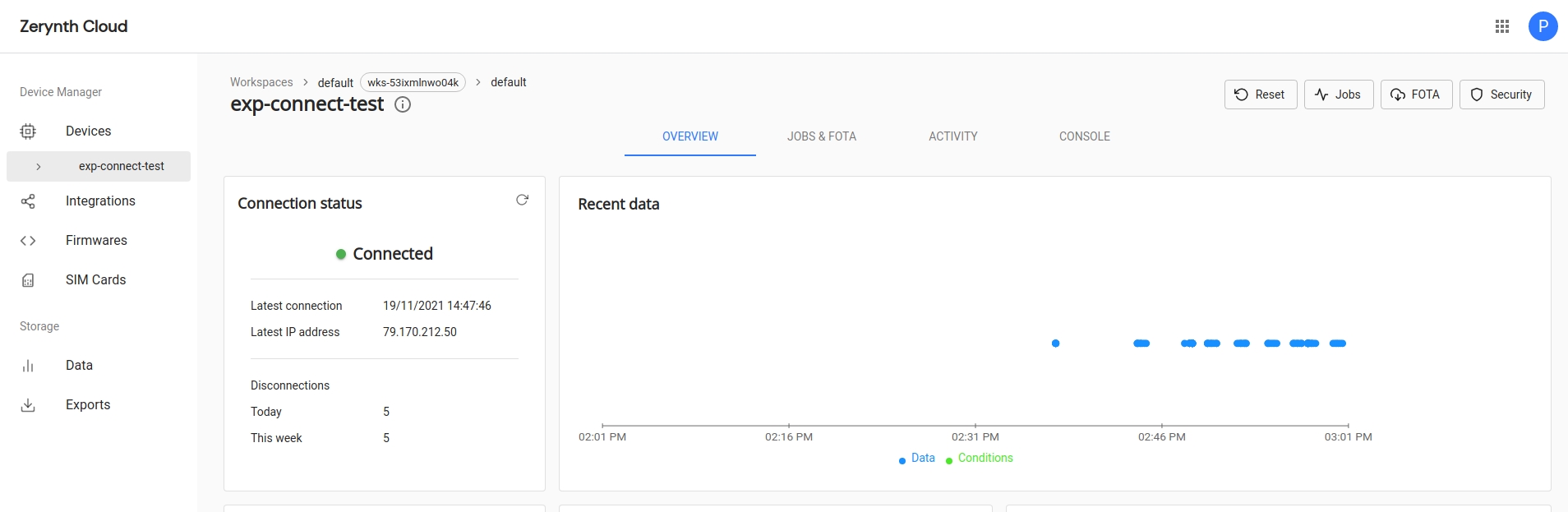 device data