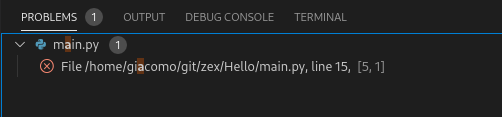 vscode problems