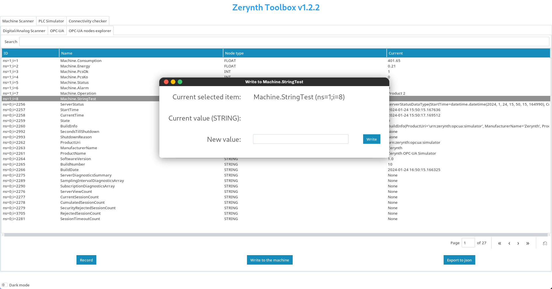 Select variable